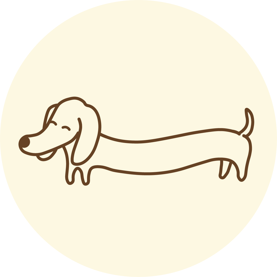 Therapy Puppies dachshund logo
